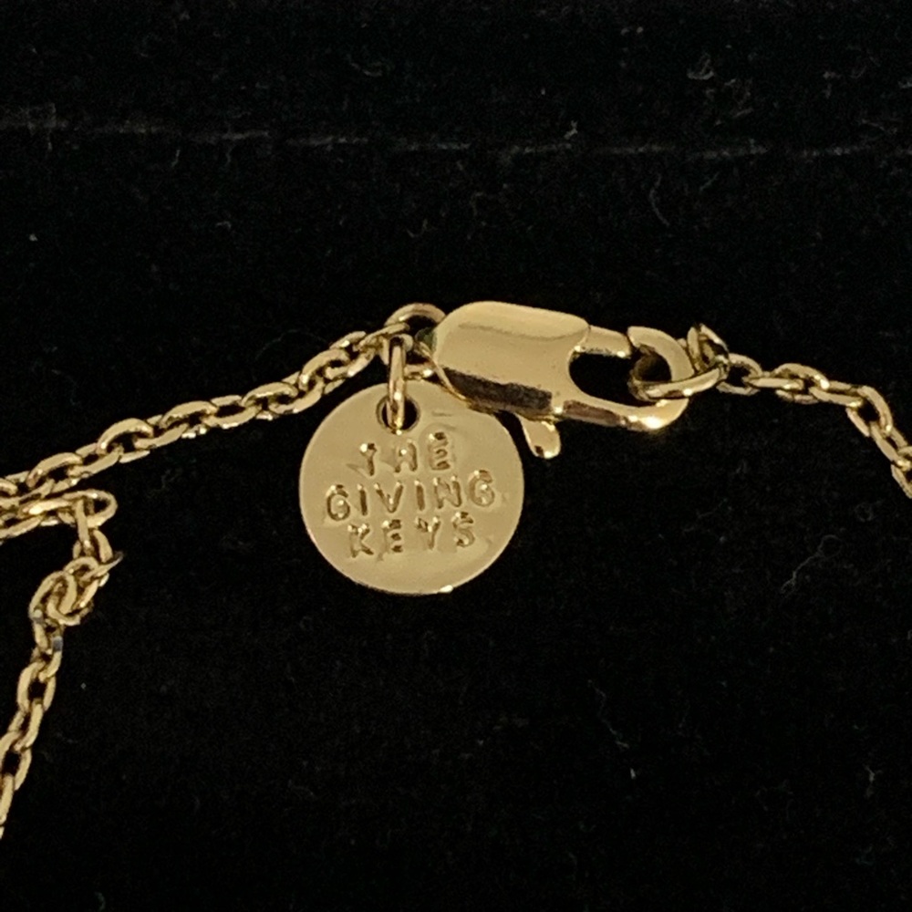 *RELIST* The Giving Keys Gold/Chrome “Bold” Key Necklace - Picture 4 of 6